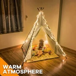 Twinkle Club 200LED 20FT Indoor String Lights Firecracker Lights, Waterproof, Plug In String Lights For Christmas Wedding Party Bedroom, Warm White -Department 56 Shop 51NyLBXjPRL