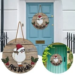 Outdoor Home Sweet Home Signs For Porch Decoration Garden Christmas Hanging Plate Decoration Christmas Hanging Plate Christmas Doorplate Valentine Signs For (Pink, One Size) -Department 56 Shop 51ODt7GoiqL