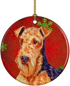 Caroline's Treasures Min Pin Red And Green Snowflakes Holiday Christmas Ceramic Ornament Christmas Tree Hanging Decorations For Home Christmas Holiday, Party, Gift, 3 In, Multicolor 22 Caroline's Treasures Min Pin Red And Green Snowflakes Holiday Christmas Ceramic Ornament Christmas Tree Hanging Decorations For Home Christmas Holiday, Party, Gift, 3 In, Multicolor -Department 56 Shop 51OScjsCzzL. AC