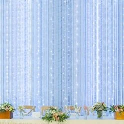 Twinkle Star 300 LED Window Curtain String Light Wedding Party Home Garden Bedroom Outdoor Indoor Wall Decorations, Warm White -Department 56 Shop 51OnLEMvukL. AC