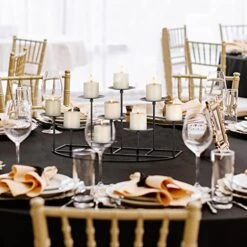 Sziqiqi Candelabra Candle Holders For Pillar Candle Fireplace Matte Black Pillar Candle Holder With 9 Candle Stands Metal Candleholders For Christmas Halloween Mantel Floor Table Centerpiece 10 Sziqiqi Candelabra Candle Holders For Pillar Candle Fireplace Matte Black Pillar Candle Holder With 9 Candle Stands Metal Candleholders For Christmas Halloween Mantel Floor Table Centerpiece -Department 56 Shop 51P6GJVKYiL