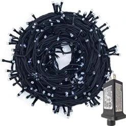 YASENN 300LED 99Ft Christmas String Lights Plug In,Fairy Lights 8 Lighting Modes For Garden Tree Patio Porch Decorations(Cool White LED Black Cable) 12 YASENN 300LED 99Ft Christmas String Lights Plug In,Fairy Lights 8 Lighting Modes For Garden Tree Patio Porch Decorations(Cool White LED Black Cable) -Department 56 Shop 51PLpV epOL. AC