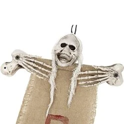Halloween Decorations Decorative Door Hanging Goods Head Creative Halloween Skeleton Hanging Props Decoration & Hangs