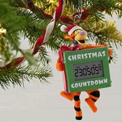Hallmark Keepsake Ornament 2020, Disney Winnie The Pooh Tigger's Christmas Countdown Clock, Light-Up -Department 56 Shop 51PyDSS5QXL