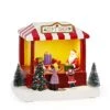 Animated Christmas Village Shop - Winter Snow Village Store With Pre-lit Musical And LED Light Indoor Decoration & Xmas