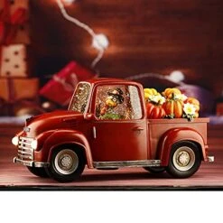 Fall Decor Vintage Red Truck, 11.3" Large Size Resin Truck Snow Globe, Vintage Harvest Pumpkin Truck Tabletop Decorations For Fall Harvest Thanksgiving Autumn 10 Fall Decor Vintage Red Truck, 11.3" Large Size Resin Truck Snow Globe, Vintage Harvest Pumpkin Truck Tabletop Decorations For Fall Harvest Thanksgiving Autumn -Department 56 Shop 51TGlhtRTxL