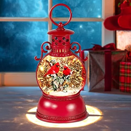 Christmas Snow Globes,Christmas Carriage Snow Globe With 8 Music & Timer, Battery Or USB Cable Powered Operated Glittering For Christmas Table Centerpiece Decoration.Gift- Santa,Christmas Tree 7 Christmas Snow Globes,Christmas Carriage Snow Globe With 8 Music & Timer, Battery Or USB Cable Powered Operated Glittering For Christmas Table Centerpiece Decoration.Gift- Santa,Christmas Tree - Image 7