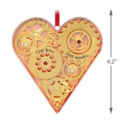 Hallmark Keepsake Christmas Ornament 2020 Our Love Just Works Gears Heart Metal -Department 56 Shop 51TVvXvTI0L