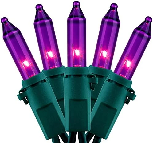 YULETIME Orange String Lights With Green Wire, 66 Feet 200 Count UL Certified Christmas Light, Pack Of 2 Sets 33 Ft 100 Opaque Mini Light Set For Halloween Thanksgiving Holidays (Orange) 15 YULETIME Orange String Lights With Green Wire, 66 Feet 200 Count UL Certified Christmas Light, Pack Of 2 Sets 33 Ft 100 Opaque Mini Light Set For Halloween Thanksgiving Holidays (Orange) - Image 15