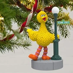 Hallmark Keepsake Christmas Ornament 2019 Dated Big Bird Celebrating 50 Years With Light And Sound (Plays Can You Tell Me How To Get To Sesame Street Song), 50th -Department 56 Shop 51Txt2ncYvL