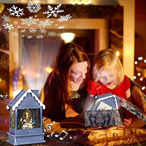 Christmas Snow Globes,Snow Globe Christmas Train Decoration With Timer Battery Operated Snow Globe,Lighted Snow Globe Christmas With Music As For Christmas Table Decorations 6 Christmas Snow Globes,Snow Globe Christmas Train Decoration With Timer Battery Operated Snow Globe,Lighted Snow Globe Christmas With Music As For Christmas Table Decorations - Image 6