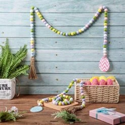 Jetec 2 Pieces Easter Wood Bead Garland Easter Tiered Tray Decoration Hanging Garlands Easter Egg Shaped Wooden Farmhouse Beads Garlands For Home Easter Holiday Party 11 Jetec 2 Pieces Easter Wood Bead Garland Easter Tiered Tray Decoration Hanging Garlands Easter Egg Shaped Wooden Farmhouse Beads Garlands For Home Easter Holiday Party -Department 56 Shop 51UvBHLobYL