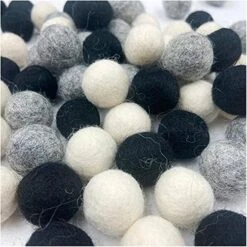 Wool Pom Pom Ball 2cm 80pc Felt Ball Party Decor DIY Custom Felt Ball Home Decor Garland -Department 56 Shop 51W0ORs2W5S. AC