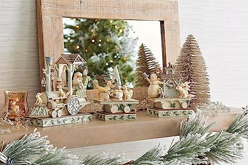 Enesco Jim Shore Heartwood Creek White Woodland Gnome Animals Train Car Figurine, 7.5 Inch, Multicolor 2 Enesco Jim Shore Heartwood Creek White Woodland Gnome Animals Train Car Figurine, 7.5 Inch, Multicolor - Image 2