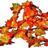 Sylvania Fall Color Lighted Leaf Garland Clear 9 Ft -Department 56 Shop 51XGLSulgDL