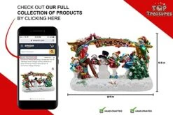 Christmas Village Building A Snowman - Pre-lit Tabletop Snow Village - Perfect Addition To Your Christmas Indoor Decorations & Christmas Village Displays -Department 56 Shop 51XGpimlUYS