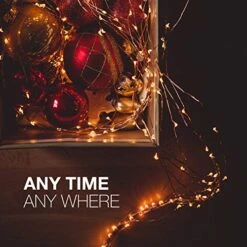 Tenergy 2 Pack Battery Operated LED String Lights, Includes 6 AA Batteries, 16.5ft Light String 50 Dimmable LEDs, Remote Control, Outdoor Ready For Christmas Decorations, Wedding Decor, UL Certified 11 Tenergy 2 Pack Battery Operated LED String Lights, Includes 6 AA Batteries, 16.5ft Light String 50 Dimmable LEDs, Remote Control, Outdoor Ready For Christmas Decorations, Wedding Decor, UL Certified -Department 56 Shop 51XQVlTYj5L