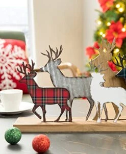 Glitzhome Christmas Centerpiece Table Decoration 18 Inches Galvanized Metal Christmas Reindeer Decor Farmhouse Galvanized Wood Deer Decor Rustic Christmas Decor For Table Mantle Fireplace Xmas Decor 7 Glitzhome Christmas Centerpiece Table Decoration 18 Inches Galvanized Metal Christmas Reindeer Decor Farmhouse Galvanized Wood Deer Decor Rustic Christmas Decor For Table Mantle Fireplace Xmas Decor -Department 56 Shop 51XTrt6VfmL