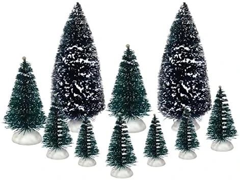 Christmas Trees Set Of 10 For Christmas Village - Perfect Addition To Your Christmas Indoor Decorations & Holiday Collections - This Set Completes Your Christmas Centerpiece - A Thoughtful Gift 14 Christmas Trees Set Of 10 For Christmas Village - Perfect Addition To Your Christmas Indoor Decorations & Holiday Collections - This Set Completes Your Christmas Centerpiece - A Thoughtful Gift - Image 14