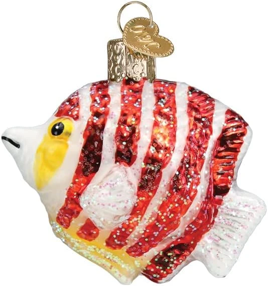 Old World Christmas Fish Collection Glass Blown Ornaments For Christmas Tree Pacific Blue Tang 13 Old World Christmas Fish Collection Glass Blown Ornaments For Christmas Tree Pacific Blue Tang - Image 13