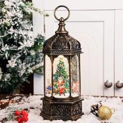 Christmas Snow Globes, Train Whirled Around The Christmas Tree Music Water Lantern, 8 Christmas Music , USB Powered & Battery, Holiday Decorations Gifts For Family, Children Or Friends 14 Christmas Snow Globes, Train Whirled Around The Christmas Tree Music Water Lantern, 8 Christmas Music , USB Powered & Battery, Holiday Decorations Gifts For Family, Children Or Friends -Department 56 Shop 51ZG r0aSFL. AC