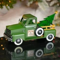 Zaer Ltd. Metal Holiday Truck With A Removable Christmas Tree (Red) -Department 56 Shop 51ZWsSGyuKL. AC