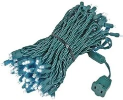 Novelty Lights 100 Light Red/White/Blue LED USA Mini Light Set, UL Listed Indoor/Outdoor, Green Wire, 50 Feet -Department 56 Shop 51Zc64ct5jL. AC