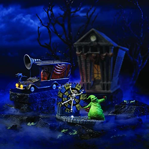 Department 56 Disney The Nightmare Before Christmas Village The Mayor's Car Lit Figurine, 5.04 Inch, Multicolor 2 Department 56 Disney The Nightmare Before Christmas Village The Mayor's Car Lit Figurine, 5.04 Inch, Multicolor - Image 2