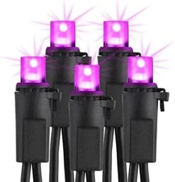 Brizled Purple Halloween Lights, 33ft 100 LED Purple Light 5mm Wide Angle Halloween String Light, 120V UL Certified Connectable Purple Light String For Party Indoor Outdoor Halloween Decor, Black Wire 22 Brizled Purple Halloween Lights, 33ft 100 LED Purple Light 5mm Wide Angle Halloween String Light, 120V UL Certified Connectable Purple Light String For Party Indoor Outdoor Halloween Decor, Black Wire -Department 56 Shop 51ZwnH7NqL. AC