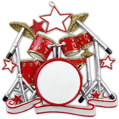 Personalized Cheerleader And Band Christmas Ornament (Red) 6 Personalized Cheerleader And Band Christmas Ornament (Red) - Image 6