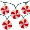 Romasaty Candy String Lights, 8.5Ft Sugar Peppermints Candy Lights With 10 Bulbs For Outdoor & Indoor Christmas Party Tree Decoration Lights -Department 56 Shop 51akxIFTlXL