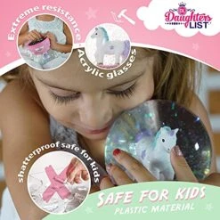 Shatterproof Unicorn Snow Globe For Girls | Musical Snow Globe - Unicorns Gifts For Girls | Unbreakable Snow Globes For Kids - Snowglobe | Granddaughter Gifts From Grandma| Plastic Snow Globe 5 Shatterproof Unicorn Snow Globe For Girls | Musical Snow Globe - Unicorns Gifts For Girls | Unbreakable Snow Globes For Kids - Snowglobe | Granddaughter Gifts From Grandma| Plastic Snow Globe -Department 56 Shop 51bT1tjts9S