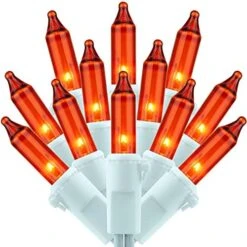 SWEET SHINE Red White And Blue Christmas Lights, 200 Lights 66 Ft White Wire, Pack Of 2 Strands 100 Count UL Listed Patriotic String Light (Red, White Frost & Blue) -Department 56 Shop 51c3ChqcXJL. AC