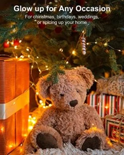 Brightown 12 Pack Led Fairy Lights Battery Operated String Lights Waterproof Silver Wire 7 Feet 20 Led Firefly Starry Moon Lights For DIY Wedding Party Bedroom Patio Christmas -Department 56 Shop 51cDMJnKIUL