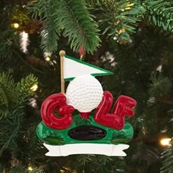 UniqXmas Personalized Golf Christmas Ornament 2023 - Free Customization | 18th Hole, Hole-in-One With Ball And Flag Decoration For Xmas Tree - Golfer Golf Player Gift | Custom Unique Keepsake -Department 56 Shop 51ciBSOo0ZL