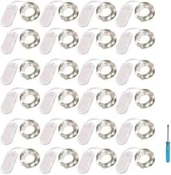 YJFWAL 24 Packs Fairy Lights Battery Operated(Batteries Included),10.2FT 30LEDs Copper Wire Firefly Lights,Mini Starry String Lights For Mason Jars Wedding Party DIY Christmas Decor (Cool White) -Department 56 Shop 51cj MRYOcL. AC