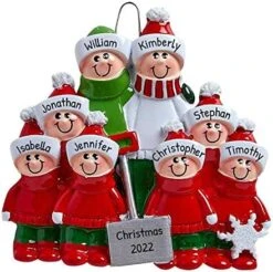 Personalized Family Ornament 2022 - Family Of 7 Christmas Ornaments 2022 - Snow Family Ornaments 2022 Family Of 7 Snow Ornaments Christmas Ornament Snow 2022 - Free Customization 21 Personalized Family Ornament 2022 - Family Of 7 Christmas Ornaments 2022 - Snow Family Ornaments 2022 Family Of 7 Snow Ornaments Christmas Ornament Snow 2022 - Free Customization -Department 56 Shop 51cq21mUDVL. AC