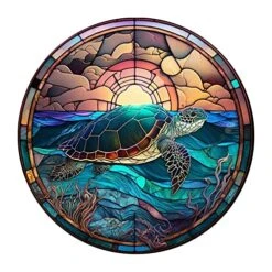 Colored Imitation Glass Wreath Colored Acrylic Board Decoration Festival Decorations Crystal Hanger For Car