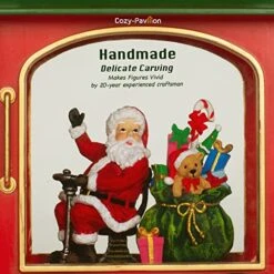 Christmas Musical Snow Globe Lantern, Santa In Musical Train Spinning Water Lamp With 6H Timer, Festival Ornament Gifts For Family, Kids 8 Christmas Musical Snow Globe Lantern, Santa In Musical Train Spinning Water Lamp With 6H Timer, Festival Ornament Gifts For Family, Kids -Department 56 Shop 51dPrz0ROiL