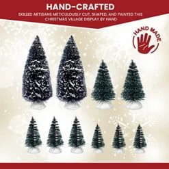 Christmas Trees Set Of 10 For Christmas Village - Perfect Addition To Your Christmas Indoor Decorations & Holiday Collections - This Set Completes Your Christmas Centerpiece - A Thoughtful Gift 17 Christmas Trees Set Of 10 For Christmas Village - Perfect Addition To Your Christmas Indoor Decorations & Holiday Collections - This Set Completes Your Christmas Centerpiece - A Thoughtful Gift -Department 56 Shop 51eKR4LWK1L