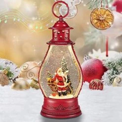 XPHOME Christmas Musical Snow Globes House Snowglobe Christmas Lantern Glitter Lantern Lighted Lantern Snowman With Farm Scene Christmas Home Decoration Gift Battery Operated Snowglobe, XP-JY-0038 -Department 56 Shop 51ekDzGzYbL. AC