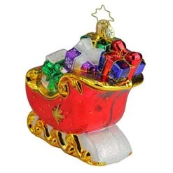 Christopher Radko Hand-Crafted European Glass Christmas Ornaments, Sleigh Full Of Delights! 18 Christopher Radko Hand-Crafted European Glass Christmas Ornaments, Sleigh Full Of Delights! -Department 56 Shop 51fBV53j7dL