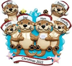 Personalized Family Ornament 2022 - Family Of 6 Christmas Ornament 2022 - Otter Christmas Ornament Family Of 6 Sea Otter Ornament Otter Ornaments For Christmas Tree - Free Customization 9 Personalized Family Ornament 2022 - Family Of 6 Christmas Ornament 2022 - Otter Christmas Ornament Family Of 6 Sea Otter Ornament Otter Ornaments For Christmas Tree - Free Customization -Department 56 Shop 51g1syz4YzL. AC