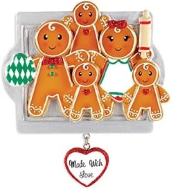 Personalized Family Ornament 2022 - Family Of Four Christmas Ornaments 2022 - Gingerbread Cookie Ornament Family Of 4 Gingerbread Ornament Gingerbread Ornaments - Free Customization 16 Personalized Family Ornament 2022 - Family Of Four Christmas Ornaments 2022 - Gingerbread Cookie Ornament Family Of 4 Gingerbread Ornament Gingerbread Ornaments - Free Customization -Department 56 Shop 51g6K2xx6FL. AC
