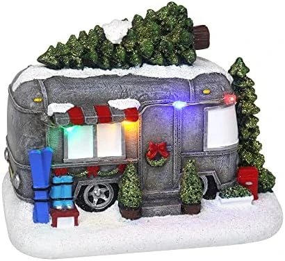 Christmas Village Shops Set Of 3 Includes Pre-lit Wreath, Tree And Gift Shop Perfect Addition To Your Christmas Indoor Decorations & Snow Village Displays 9 Christmas Village Shops Set Of 3 Includes Pre-lit Wreath, Tree And Gift Shop Perfect Addition To Your Christmas Indoor Decorations & Snow Village Displays - Image 9