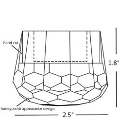 Donoucls Crystal Votive Tealight Holders Home Decorations For Christmas Wedding Table 2.5" Diameter X 1.8" High Set Of 2 -Department 56 Shop 51gKkCCNlwL