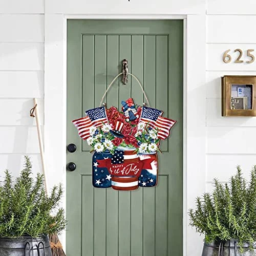 GENERIC Stained Glass Hangers Flower Wreath Wooden Hanger Doorplate Decorative Wooden Crafts Hanger Mistletoe For Door (Dark Blue, One Size) 3 GENERIC Stained Glass Hangers Flower Wreath Wooden Hanger Doorplate Decorative Wooden Crafts Hanger Mistletoe For Door (Dark Blue, One Size) - Image 3