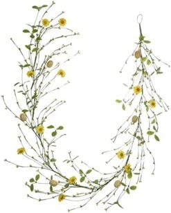 DIYFLORU Easter Garland,5 FT Long Artificial Easter Egg Garland Mixed Berry And Flower Garland Spring Garland For Easter Spring Decorations(Yellow) 13 DIYFLORU Easter Garland,5 FT Long Artificial Easter Egg Garland Mixed Berry And Flower Garland Spring Garland For Easter Spring Decorations(Yellow) -Department 56 Shop 51gqCXU2T5L. AC