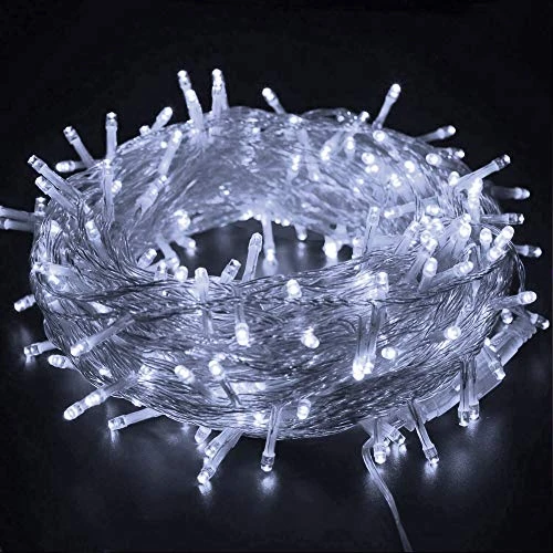 FUNPENY 300 LED Indoor String Lights, 100 FT Plug In Waterproof String Lights With 8 Modes For Halloween Thanksgiving Christmas Garden Decoration, Indoor And Outdoor Decorations (White) 1 FUNPENY 300 LED Indoor String Lights, 100 FT Plug In Waterproof String Lights With 8 Modes For Halloween Thanksgiving Christmas Garden Decoration, Indoor And Outdoor Decorations (White)