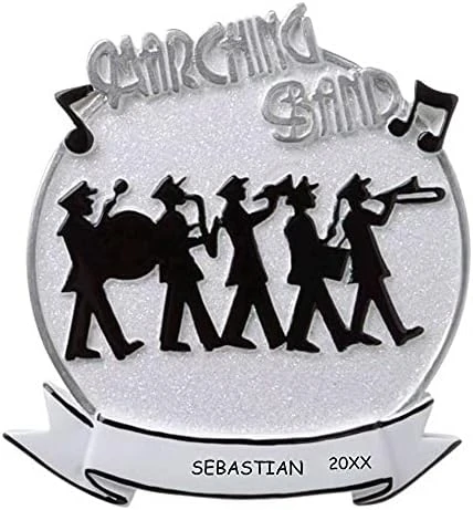 Personalized Cheerleader And Band Christmas Ornament (Red) 8 Personalized Cheerleader And Band Christmas Ornament (Red) - Image 8